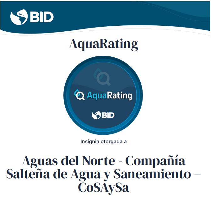 AquaRating: Insignia otorgada