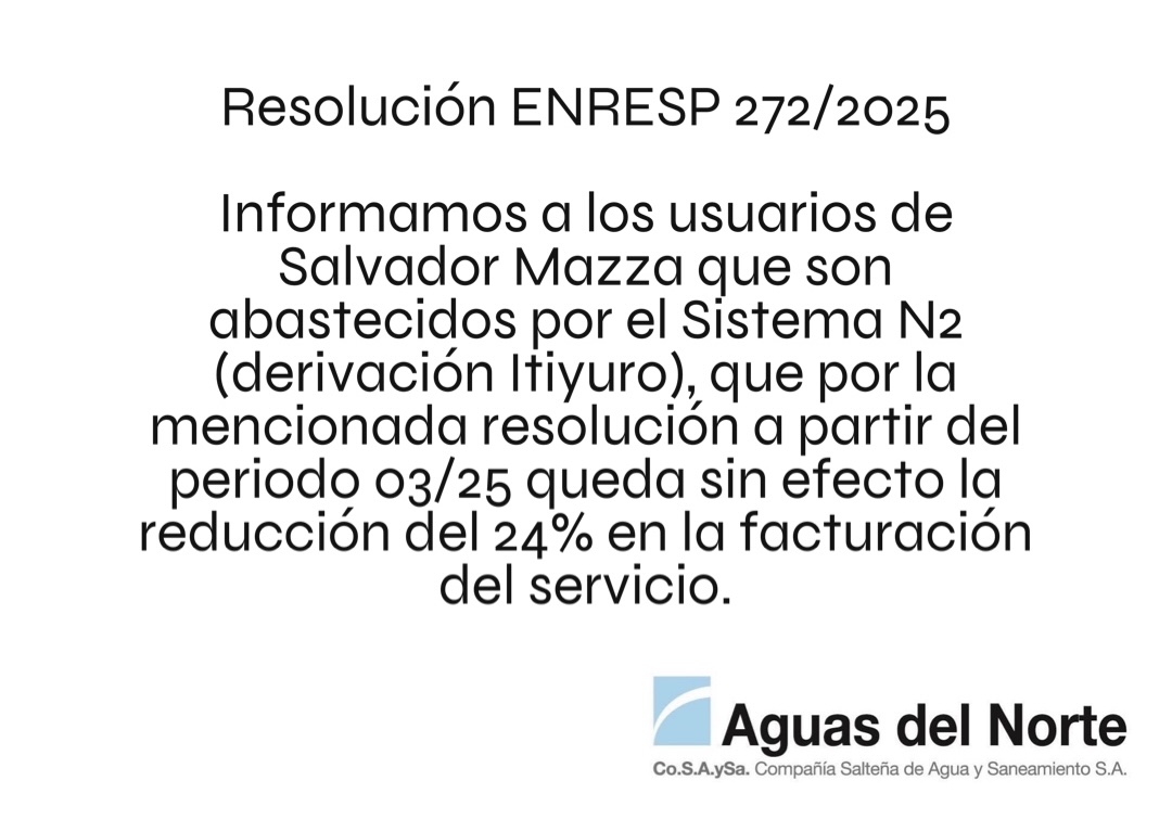 Informacion Salvador Mazza
